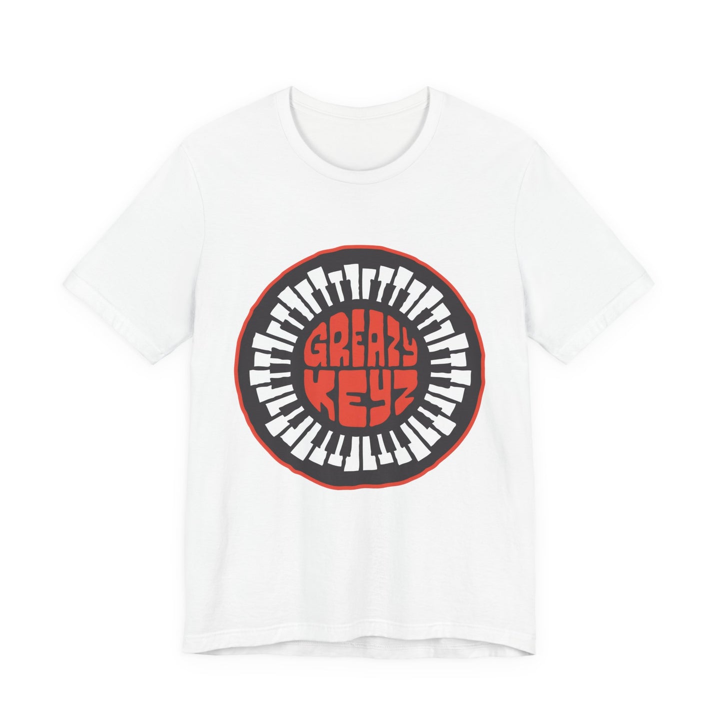 T‑Shirt — Circular Greazy Keyz Graphic Tee