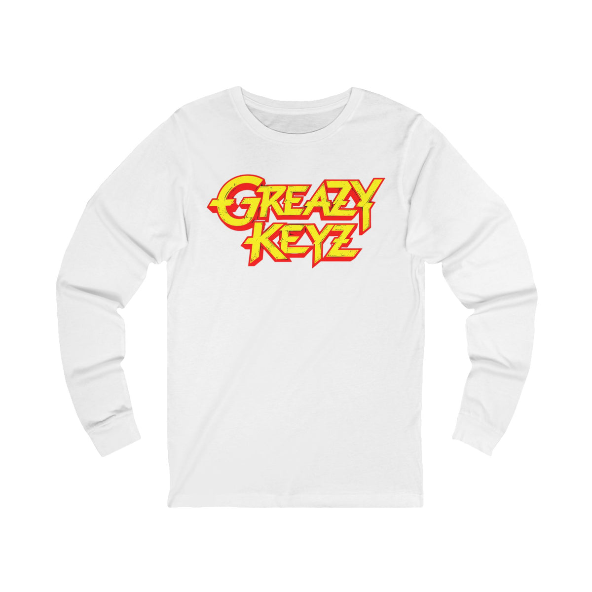 Long Sleeve Tee — Greazy Keyz Retro Logo Shirt