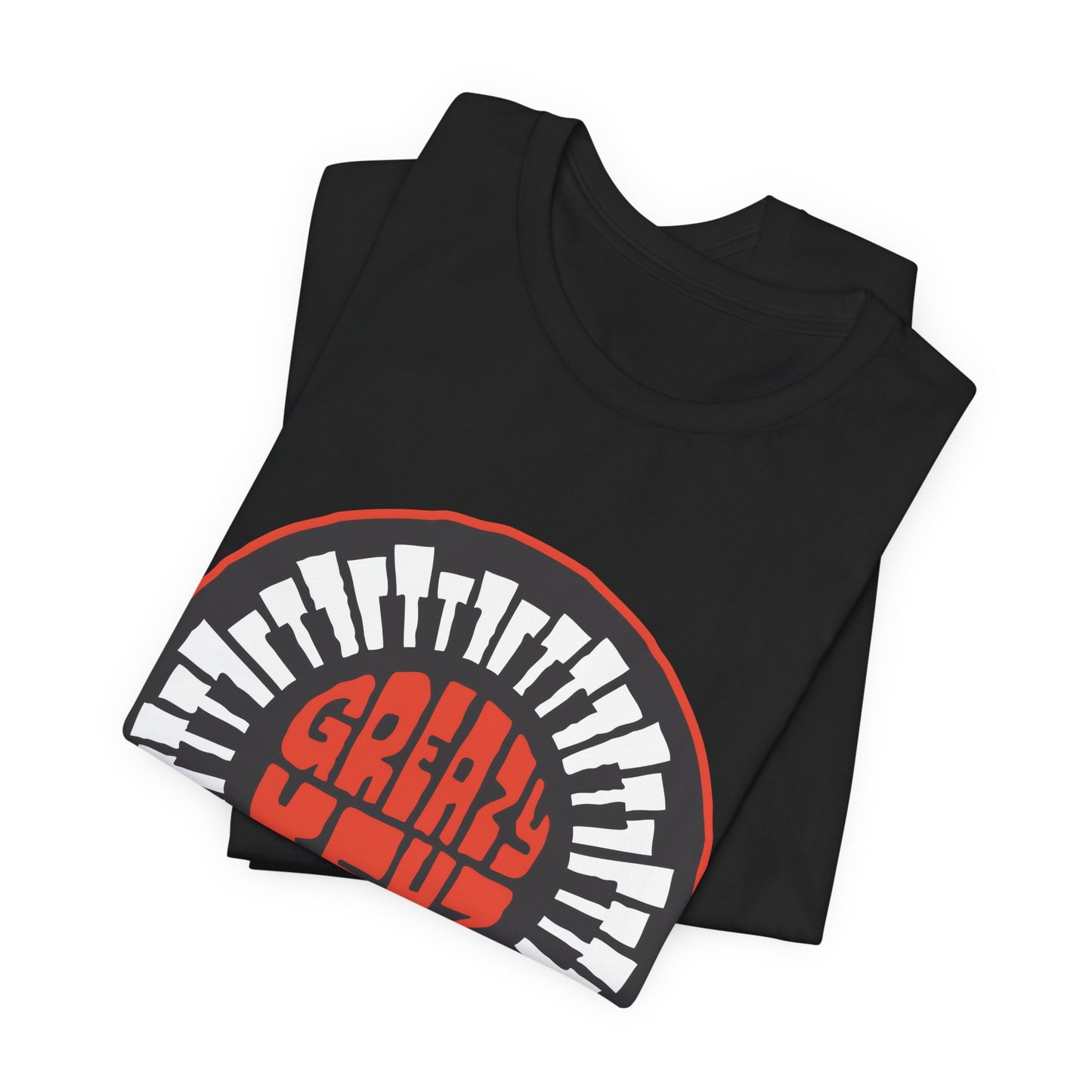 T‑Shirt — Circular Greazy Keyz Graphic Tee