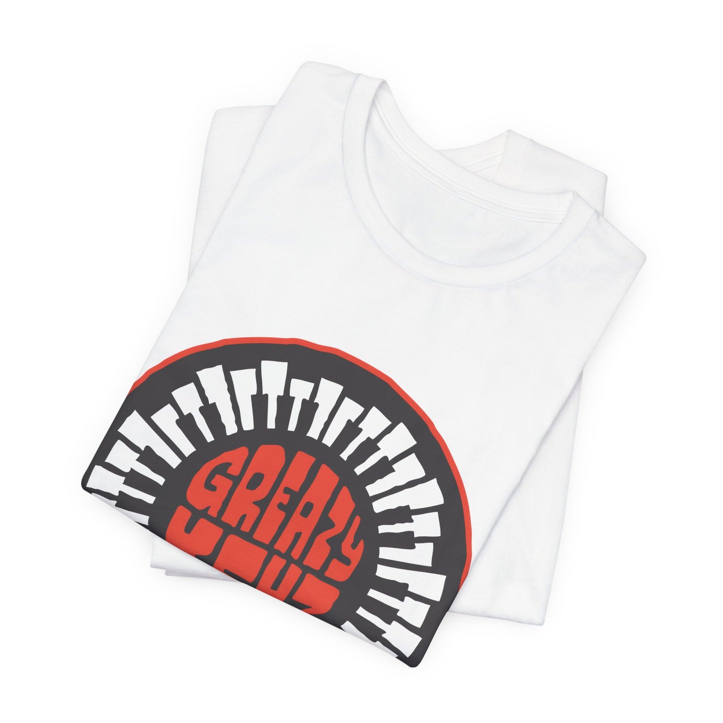 T‑Shirt — Circular Greazy Keyz Graphic Tee