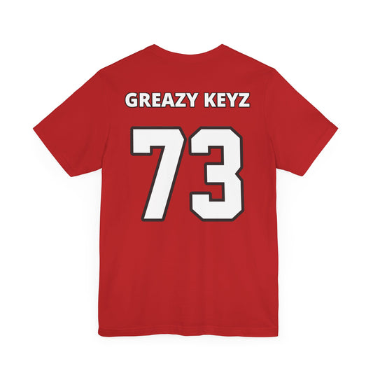 Charlotte Checkers Unisex Jersey Tee - Vintage Style Sports Shirt with GreaZy Keyz 73