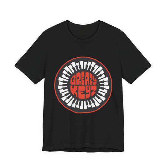 T‑Shirt — Circular Greazy Keyz Graphic Tee