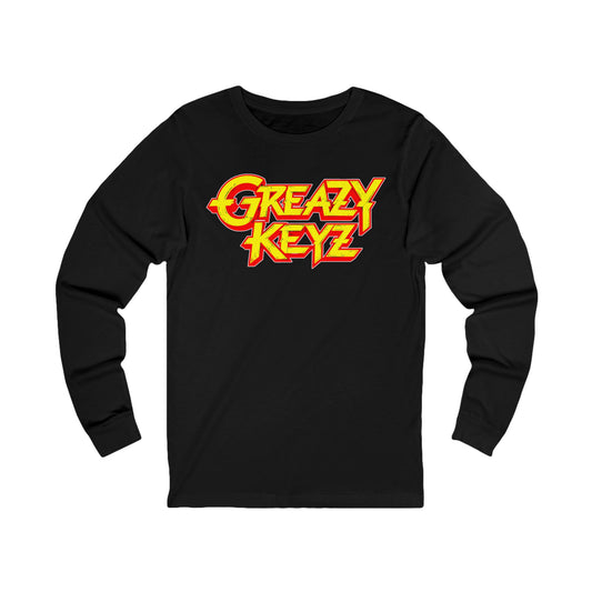 Long Sleeve Tee — Greazy Keyz Retro Logo Shirt