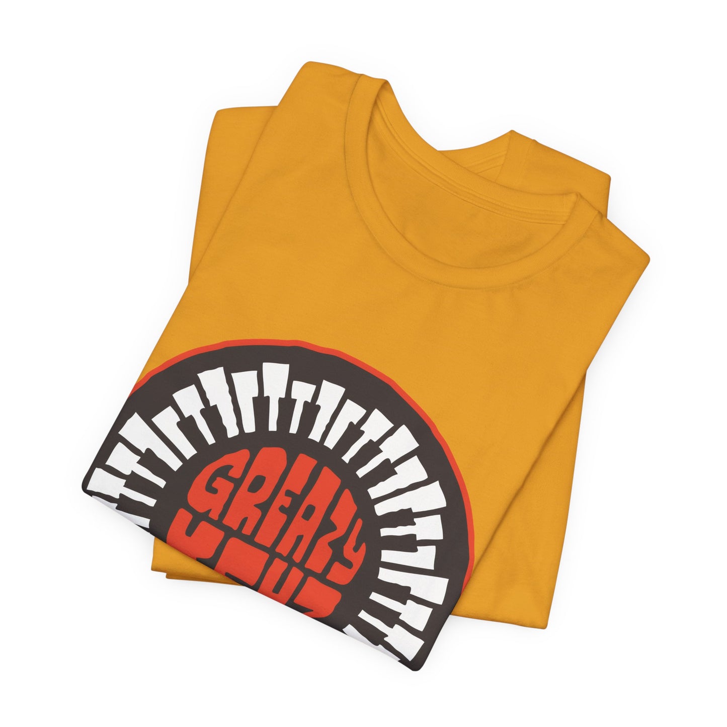 T‑Shirt — Circular Greazy Keyz Graphic Tee