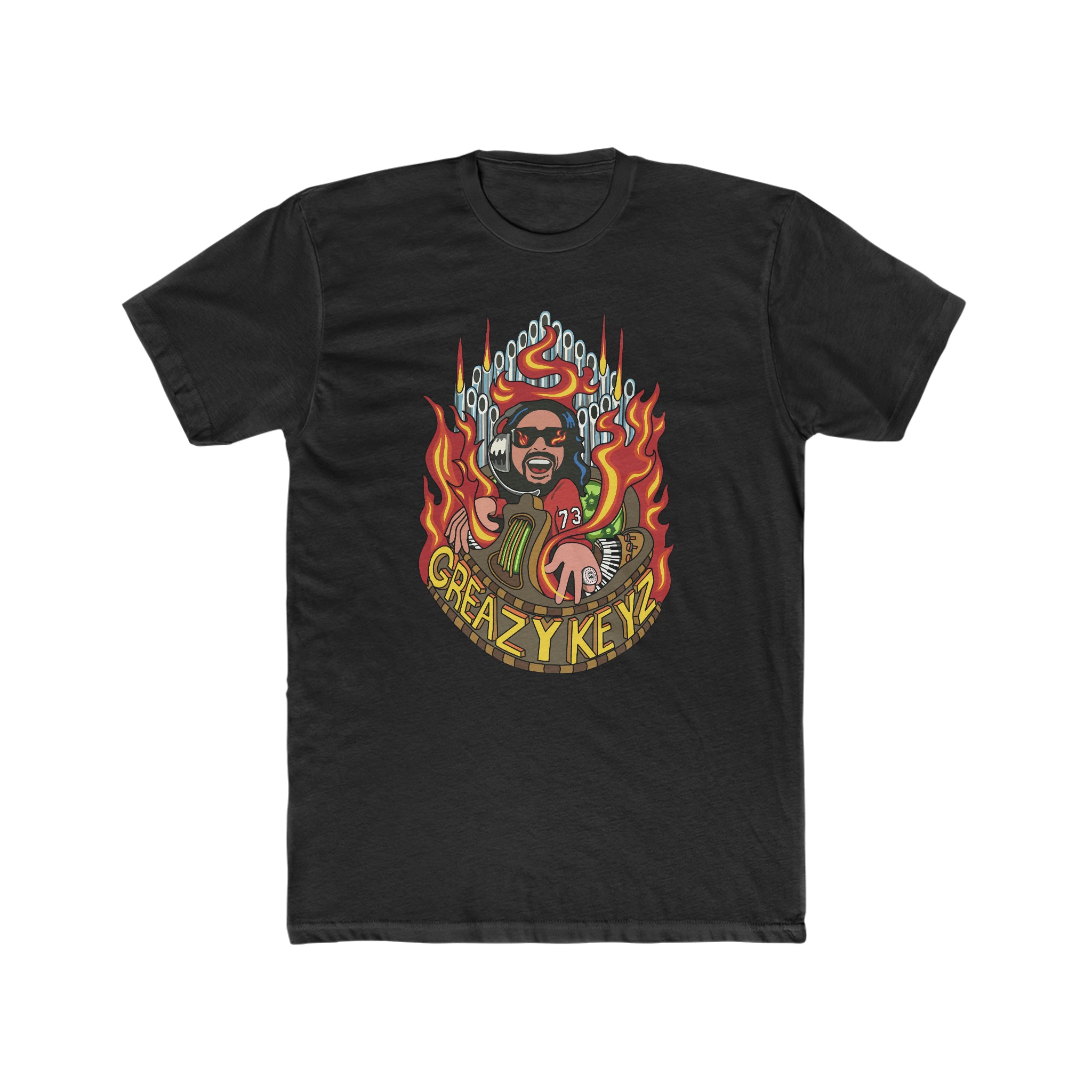 Buzz Gibson Design Greazy Keyz Men's Cotton Crew Tee – GreazyKeyz